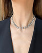 GEORGIAN PASTE FLOWER RIVIÈRE NECKLACE