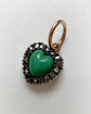 VICTORIAN TURQUOISE & DIAMOND HEART PENDANT