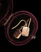 19TH CENTURY PINK PASTE EARRINGS