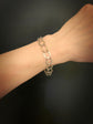 EQUESTRIAN SILVER HORSESHOE BRACELET