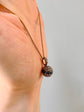 19TH CENTURY DIAMOND & SAPPHIRE ORB PENDANT