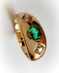 ANTIQUE EMERALD & DIAMOND RING
