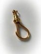 VICTORIAN LARGE 18CT GOLD SNAKE DOG CLIP