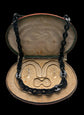 VICTORIAN WHITBY JET CHUNKY MARINER LINK CHAIN