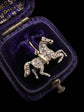VICTORIAN DIAMOND HORSE PENDANT