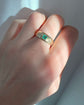 ANTIQUE EMERALD & DIAMOND RING