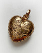 VICTORIAN 9CT GOLD PUFFY HEART LOCKET PENDANT