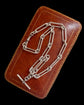 ANTIQUE SILVER PAPERCLIP ALBERT T-BAR CHAIN