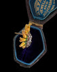 VICTORIAN DIAMOND & ENAMEL COCKATOO SINGLE EARRING