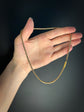 VICTORIAN 15CT GOLD BRAZILIAN / SNAKE LINK CHAIN