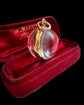 VICTORIAN HIGH CARAT GOLD ROCK CRYSTAL POOL OF LIGHT SPHERE LOCKET
