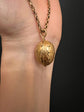 VICTORIAN 18CT GOLD WALNUT VINAIGRETTE PENDANT
