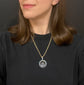 LARGE SCALE VICTORIAN ROCK CRYSTAL DOME PENDANT