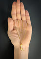 EARLY VICTORIAN MOTHER OF PEAL & HIGH CARAT GOLD BOOT PENDANT