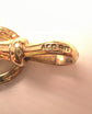VICTORIAN 9CT DOGCLIP WITH ORIGINAL CHASED BAIL