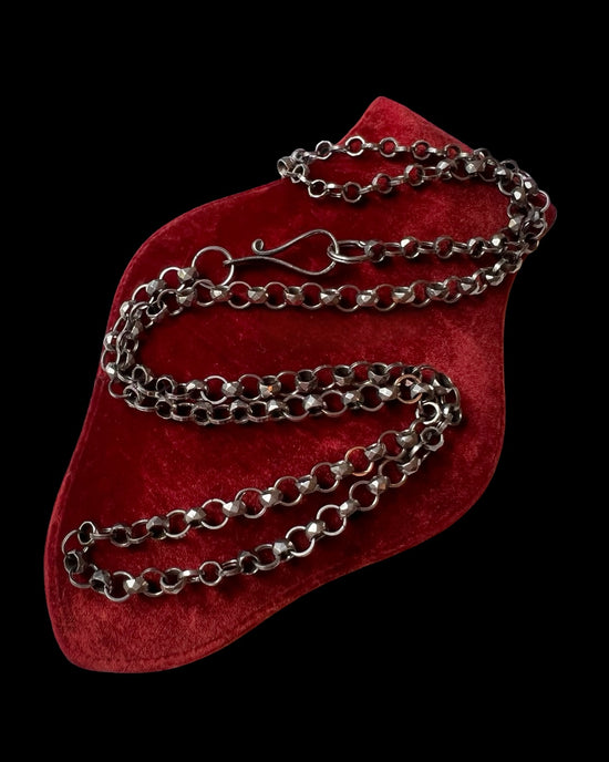 GEORGIAN CUT STEEL BELCHER CHAIN