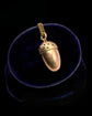 VICTORIAN 9CT GOLD ACORN POMANDER PENDANT