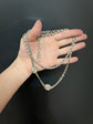 19TH CENTURY SILVER EQUESTRIAN ALBERTINA CHAIN