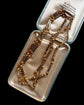 EARLY 19TH CENTURY 18CT GOLD & SWISS ENAMEL CHAIN