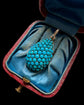 VICTORIAN LARGE TEARDROP PAVÉ TURQUOISE PENDANT