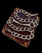 ANTIQUE SILVER HORSE SNAFFLE BIT CHAIN