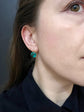 GEORGIAN GREEN PASTE EARRINGS