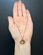 VICTORIAN HIGH CARAT GOLD & HAIR SNAKE PENDANT