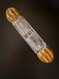 LARGE VICTORIAN DOUBLE ENDED SCENT BOTTLE WITH ORIGINAL CASE
