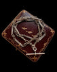 ANTIQUE SILVER TROMBONE ALBERT CHAIN