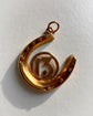 ANTIQUE 9CT GOLD ‘LUCKY 13’ HORSESHOE PENDANT