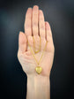 GEORGIAN REGENCY 18CT GOLD HEART PENDANT