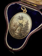 19TH CENTURY SEPIA ‘LOVE TOKEN’ PENDANT