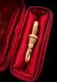 LARGE VICTORIAN 15CT GOLD DOG CLIP