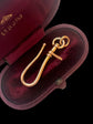 ANTIQUE 15CT GOLD LARGE HOOK DOGCLIP