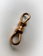 VICTORIAN 15CT GOLD DOUBLE DOG CLIP