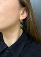VICTORIAN DOUBLE SCARAB BEETLE EARRINGS