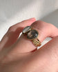 EARLY VICTORIAN DOUBLE HEART & HAND FEDE RING