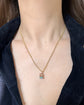 ANTIQUE 9CT GOLD MINI SNAKE FOB PENDANT