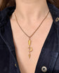VICTORIAN 15CT GOLD HORSESHOE & ARROW PENDANT