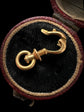 19TH CENTURY SMALL FRENCH 18CT GOLD TWIST DOG CLIP