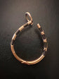 VICTORIAN ELEPHANT HAIR HORSESHOE PENDANT