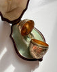 ANTIQUE SILVER GILDED EGG PENDANT