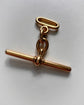 ANTIQUE 18CT GOLD CHUNKY T-BAR & EXTENDER