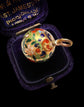 VICTORIAN ENAMELLED 18CT GOLD SPHERE PENDANT