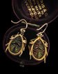 VICTORIAN SCARAB EARRINGS