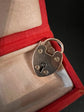 VICTORIAN 15CT GOLD HEART PADLOCK CLASP/PENDANT