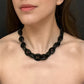 VICTORIAN WHITBY JET MARINER LINK CHAIN