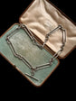 ANTIQUE SUPER CHUNKY SILVER PAPERCLIP ALBERT CHAIN