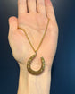 VICTORIAN 9CT GOLD HORSESHOE PENDANT