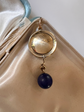 VICTORIAN LAPIS LAZULI & DIAMOND PENDANT